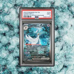 Gardevoir EX 233 Shiny PSA 9 2024 Pokemon Paldean Fates SIR Illustration Rare - Image 1