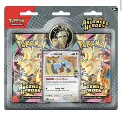 Pokemon Ascended Heroes 2 Pack Blister Larry’s Komala - New- Factory Sealed - Image 1