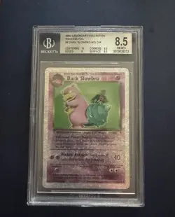 Pokemon BGS 8.5 Dark Slowbro #8 Reverse Foil Legendary Collection 2002 English - Image 1