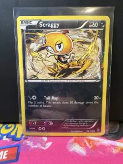 Scraggy Flashfire Reverse Holo Pokemon TCG 58/106 XY Common - Image 1