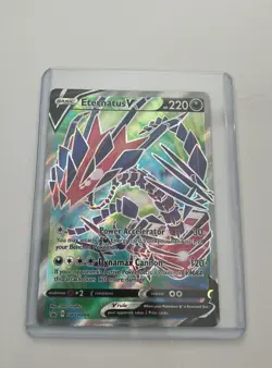 Pokemon TCG Eternatus V Sword & Shield SWSH044 Full Art Holo Promo 2019 - Image 1