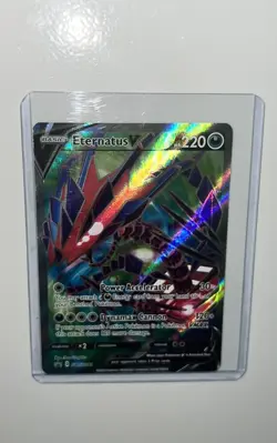 Pokemon TCG Eternatus V Sword & Shield SWSH044 Full Art Holo Promo 2019 - Image 2