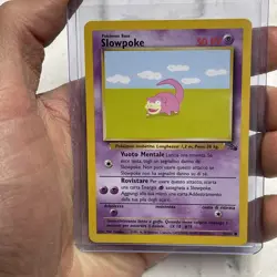 Pokemon Slowpoke 55/62 Fossil Set Italian LP+ Vintage Pokemon Nintendo Common - Image 1