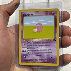 Pokemon Slowpoke 55/62 Fossil Set Italian LP+ Vintage Pokemon Nintendo Common - Image 2