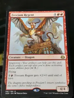 Freejam Regent , Aether Revolt , Near Mint , MTG , FREE SHIPPING - Image 2
