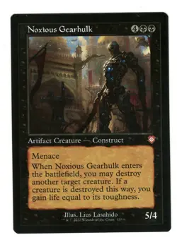 MTG Noxious Gearhulk Retro Frame 110 Commander Brothers War Magic The Gathering - Image 1