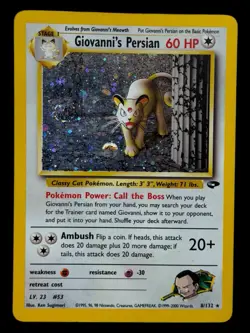 Giovanni's Persian - 8/132 Gym Heros 2000 WOTC - Holo - Pokemon TCG - Image 1