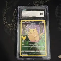 Pokemon celebrations full art Pikachu 005/025 CGC Gem mint 10 - Image 1