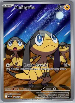 Helioptile 143/132 ME01: Mega Evolution - Pokemon Card - NM - Image 1