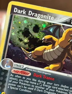 Dark Dragonite EX Team Rocket Returns 15/109 Holo SWIRL Deck Exclusives Pokemon - Image 4