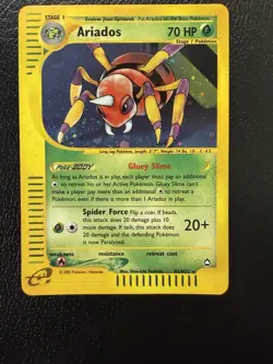 Pokemon TCG Ariados H3/H32 Aquapolis Holo LP - Image 1