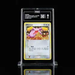 TAG Pokemon 9 Mint Whismur Reverse Holo 82/101 Hidden Legends - Image 1