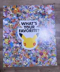 Pokemon Day 30th Anniversary Poster 28” By 24” - Image 1