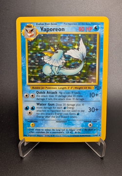 Vaporeon - Jungle Holo Rare 12/64 - Pokemon TCG (Vintage WOTC) - LP/MP - Image 1