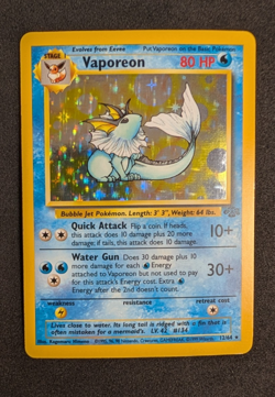 Vaporeon - Jungle Holo Rare 12/64 - Pokemon TCG (Vintage WOTC) - LP/MP - Image 4