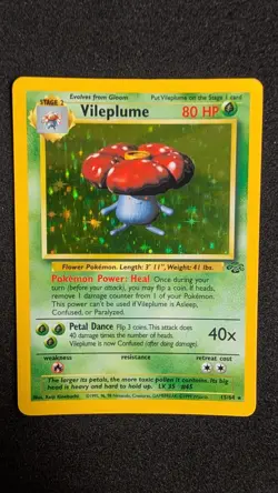 Vileplume - Jungle Holo Rare 15/64 - Pokemon TCG (Vintage WOTC) - LP/MP - Image 4