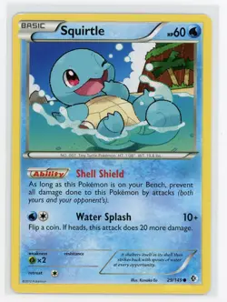 Pokemon TCG - Squirtle 29/149 - Boundaries Crossed - Common - Image 1