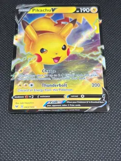 Pokemon Tcg Pikachu V 043/185 Vivid Voltage - Image 2
