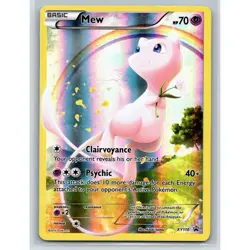 Mew XY110 Black Star Promo Full Art Mythical Collection Pokemon - Image 1