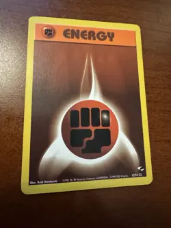 Pokemon TCG x2 Fighting Energy Gym Heroes 127/132 Regular Unlimited Common - Image 1