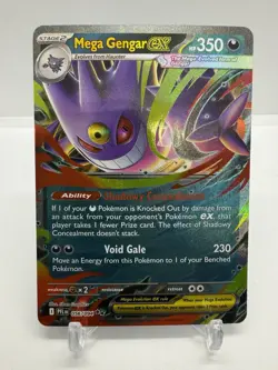 Mega Gengar EX #056/094 Phantasmal Flames Pokemon 2025 NM - Image 1