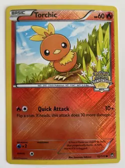 Torchic 12/111 Pokemon TCG XY Furious Fists City Championship Promo MP - Image 1