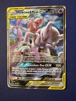 Pokemon Mewtwo & Mew GX SM191 Black Star Promo - Image 4
