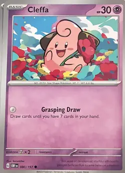 Cleffa 080/197 Common Obsidian Flames Pokemon Near Mint - Image 1