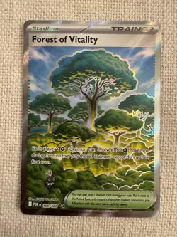 Forest of Vitality 109/088 - Full Art Ultra Rare Perfect Order Pokemon NM - Image 1