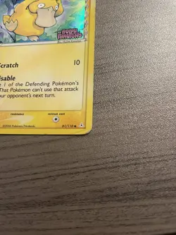 Pokemon | Psyduck 81/110 Ex Holon Phantoms Stamped Reverse Holo (DAMAGED) - Image 2
