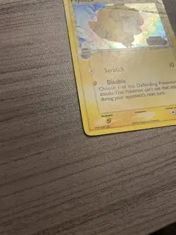 Pokemon | Psyduck 81/110 Ex Holon Phantoms Stamped Reverse Holo (DAMAGED) - Image 3