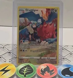 Pokemon TCG Druddigon TG09/TG30 Silver Tempest Holo 2022 NM - Image 1