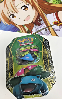 Sealed MINT NEW Pokemon 2016 Venusaur EX Kalos Power Tin Trio booster packs - Image 1