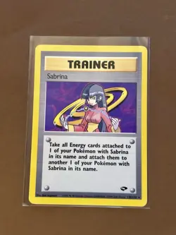Pokemon Sabrina Gym Challenge Rare 110/132 Non Holo - Image 1
