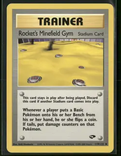 Rocket's Minefield Gym 119/132 Uncommon Gym Challenge Pokemon Lightly Played - Image 1