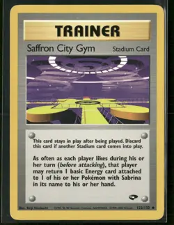 Saffron City Gym 122/132 Uncommon Gym Challenge Pokemon Near Mint - Image 1