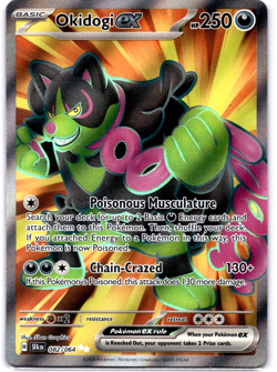 Pokemon TCG Okidogi ex 082/064 Sv Shrouded Fable Holo Rare Near Mint - Image 1