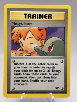 Misty's Tears 118/132 Gym Challenge Pokemon NM - Image 1