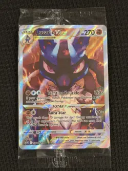 Lucario VSTAR Pokemon Sword & Shield Black Star Promo #SWSH291 SEALED - Image 1