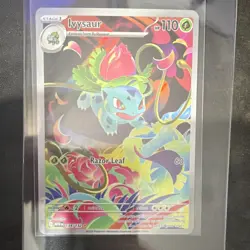 Pokemon Ivysaur 134/132 Me01 Mega Evolution Illustration Rare Holo 110 HP 60 - Image 1
