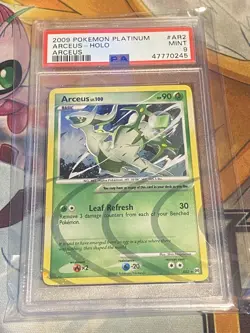 2009 Pokemon TCG Platinum Arceus #AR 2 Holo Rare PSA 9 Near MINT - Image 1