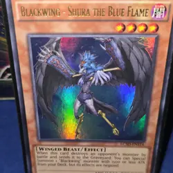 Konami Yu-Gi-Oh! Blackwing - Shura the Blue Flame LC5D-EN114 Ultra Rare Holo 1st - Image 2