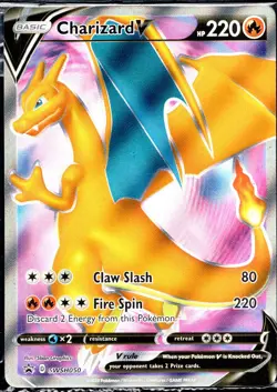 Charizard V - SWSH050 SWSH: Sword & Shield Promo Cards - Pokemon Card - NM - Image 1
