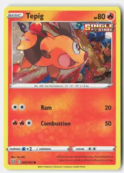 Tepig - (Cosmos Holo) Promo Holo Miscellaneous Cards & Products 023/163 NM - Image 1