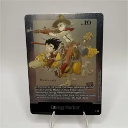 Dragon Ball Super Card Game Foil Energy Marker Goku Bulma #19 E-43 English - Image 1