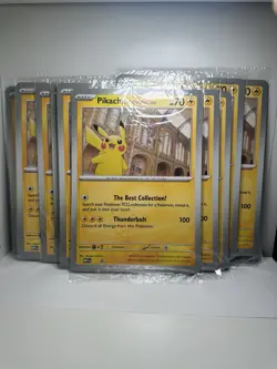 10x JUMBO Pokemon TCG Pikachu At The Museum Promo Card - Natural History Museum - Image 1