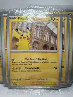 10x JUMBO Pokemon TCG Pikachu At The Museum Promo Card - Natural History Museum - Image 2