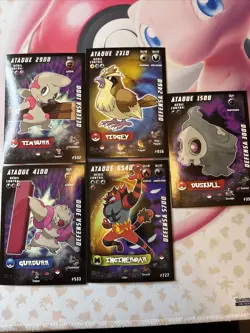 Spanish Pokemon Card Lot Duskull, Pidgey, Incineroar, Timburr, Gurdurr - Image 1