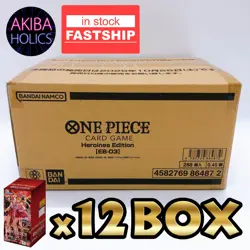 One Piece Card Game Heroines Edition Sealed Case (12 Booster Box) EB-03 Japanese - Image 1