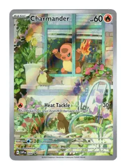 Charmander SVP 044 Promo Full Art Holo Scarlet & Violet Pokemon Card NM+ - Image 1